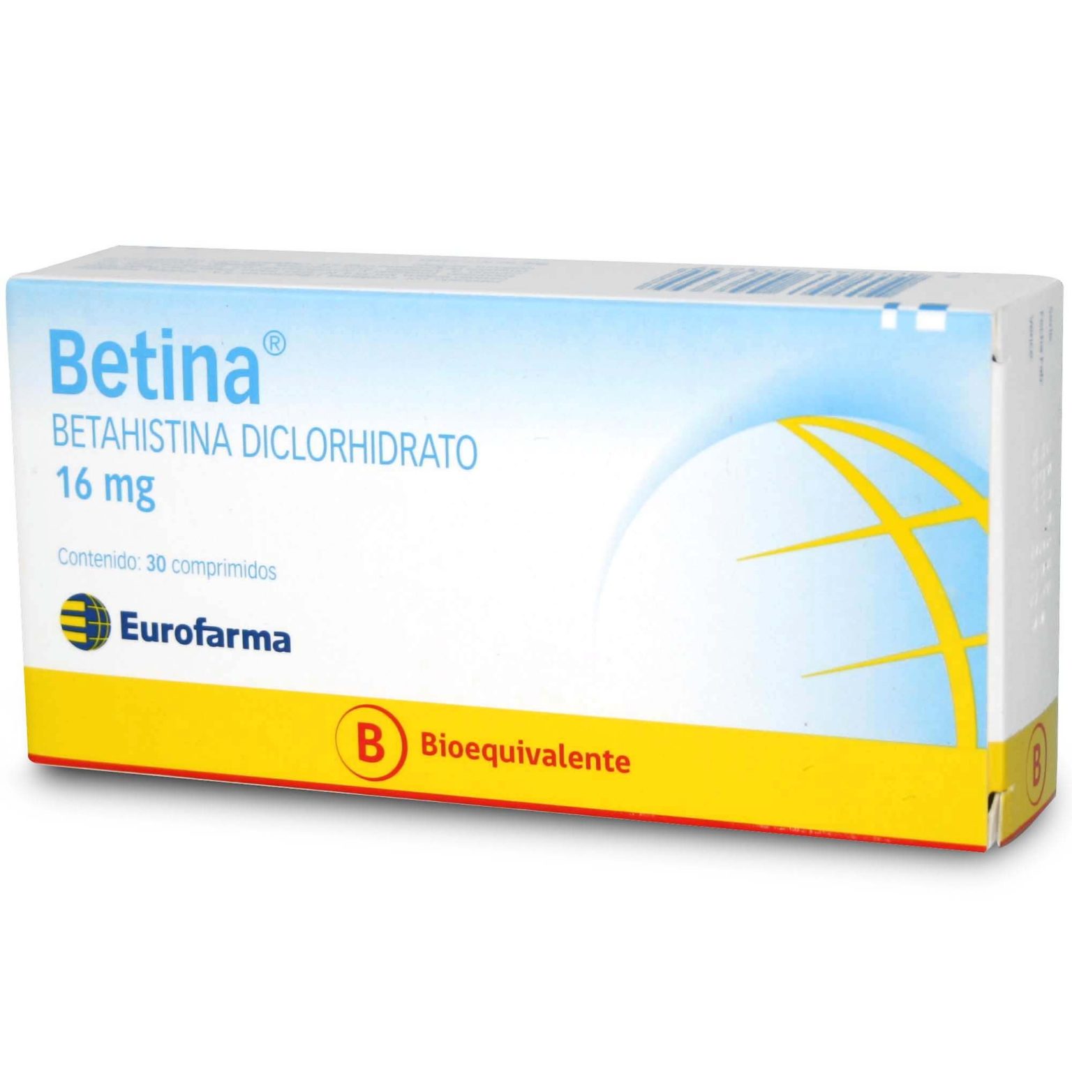 BETINA 16 MG X 30 COMPRIMIDOS FARMACIAS CHILE SPA betina-16-mg-x-30-comprimidos-farmacias-chile-spa
